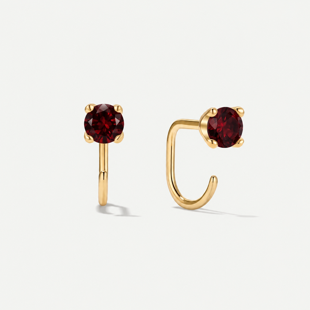Boucle Élina Moissanite