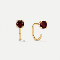 Boucle Élina Moissanite